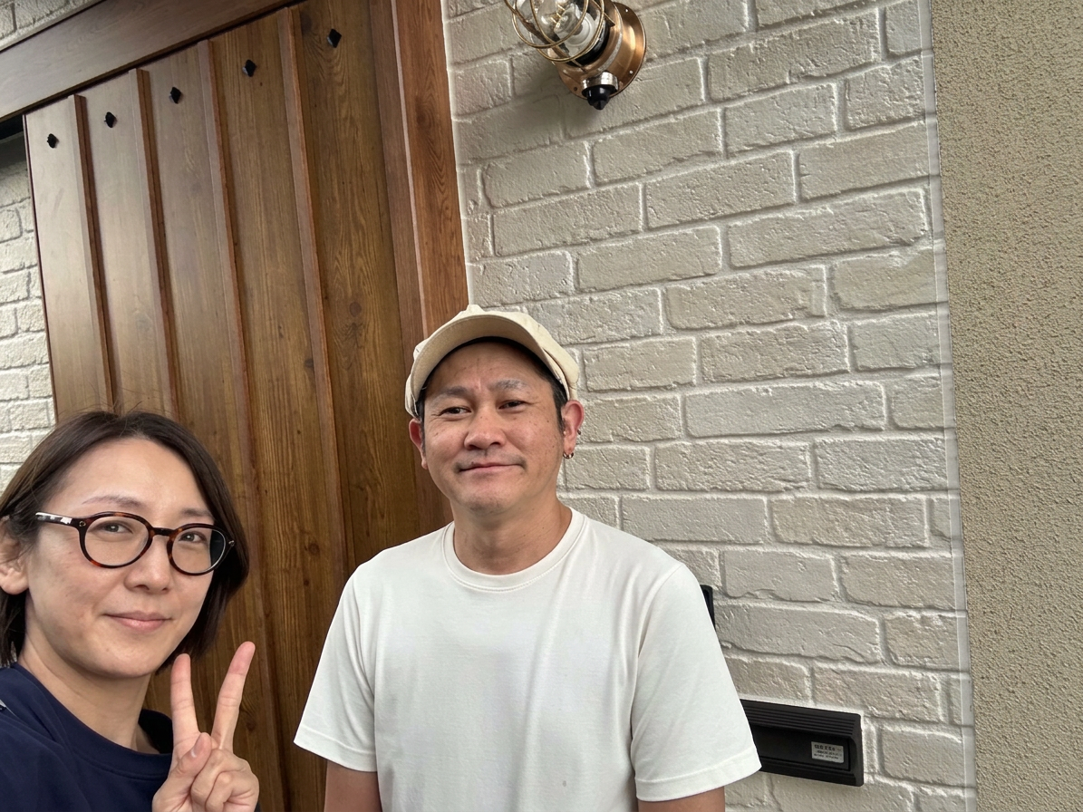 N様お客様との2ショット
