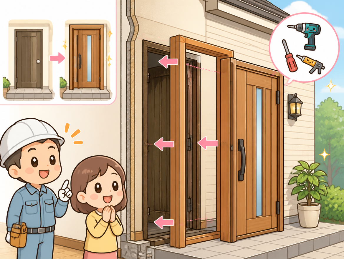 カバー工法イラスト