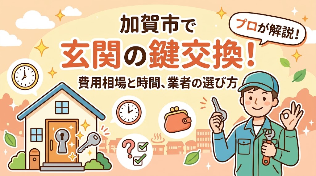 加賀市鍵交換アイキャッチ画像